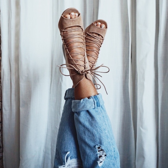 •LAST PAIR//Capri Lace Up Booties• - Picture 5 of 8